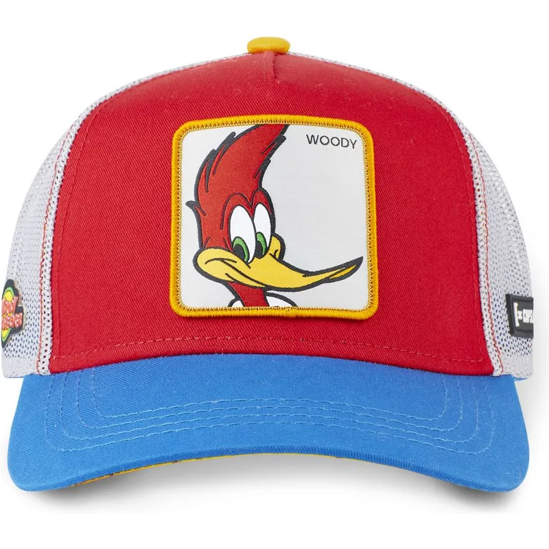 petten-gebogen-rood-snapback-pec1-woody-woodpecker-van-capslab petten-gebogen-rood-snapback-pec1-woody-woodpecker-van-capslab