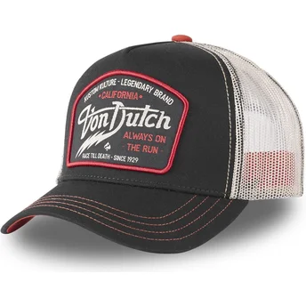 Petten gebogen zwart snapback THU van Von Dutch