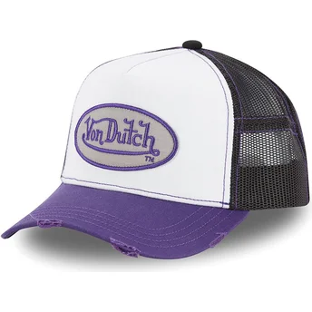 Petten gebogen wit snapback SUM PUR van Von Dutch