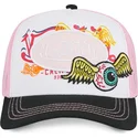 petten-gebogen-roze-snapback-pat-pin-van-von-dutch