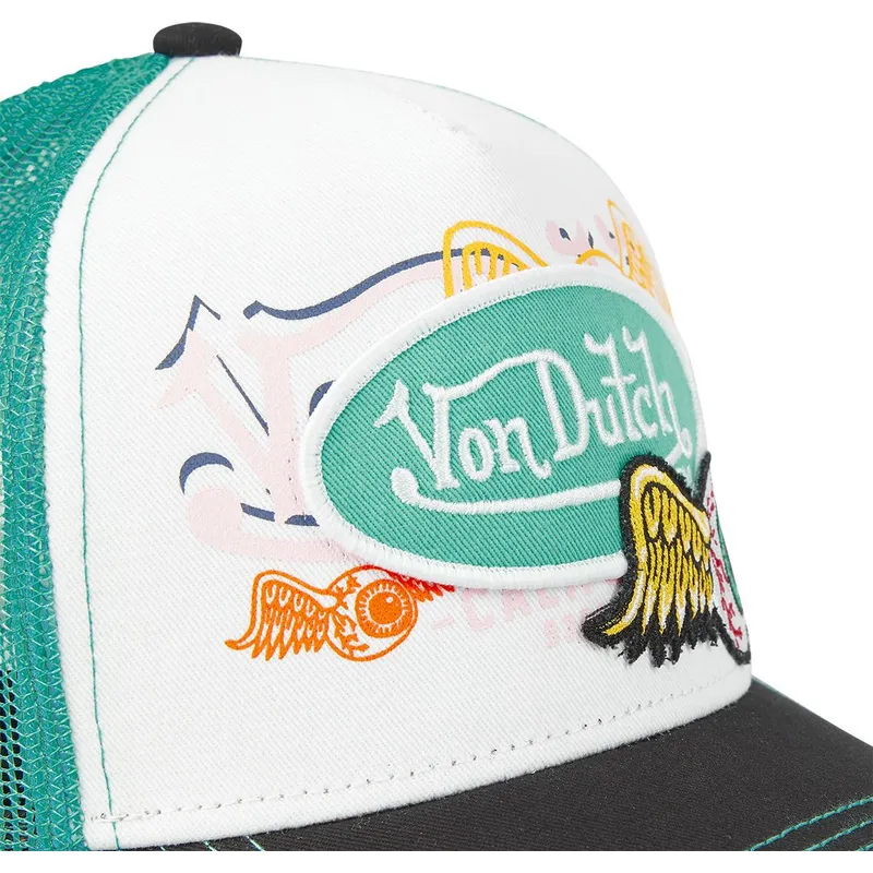 petten-gebogen-groen-snapback-pat-gre-van-von-dutch