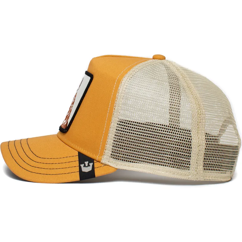 petten-gebogen-geel-snapback-so-high-the-farm-van-goorin-bros petten-gebogen-geel-snapback-so-high-the-farm-van-goorin-bros