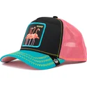 petten-gebogen-zwart-snapback-rosa-squad-flamingoals-the-farm-van-goorin-bros