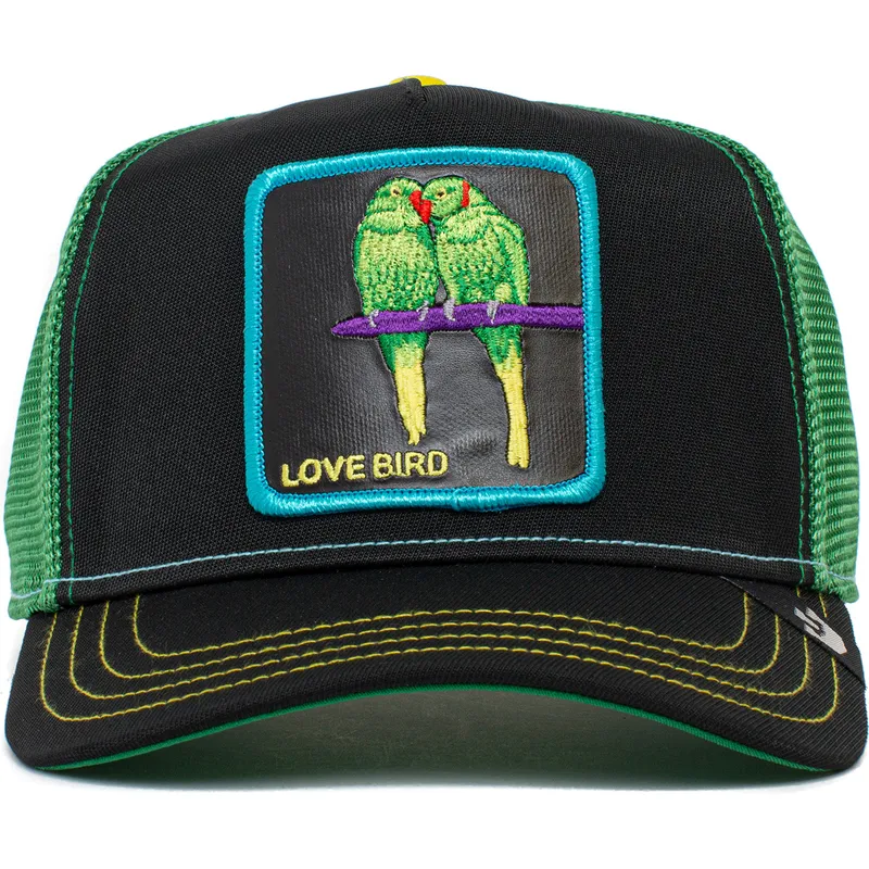 petten-gebogen-zwart-snapback-love-bird-twitterpated-the-farm-van-goorin-bros