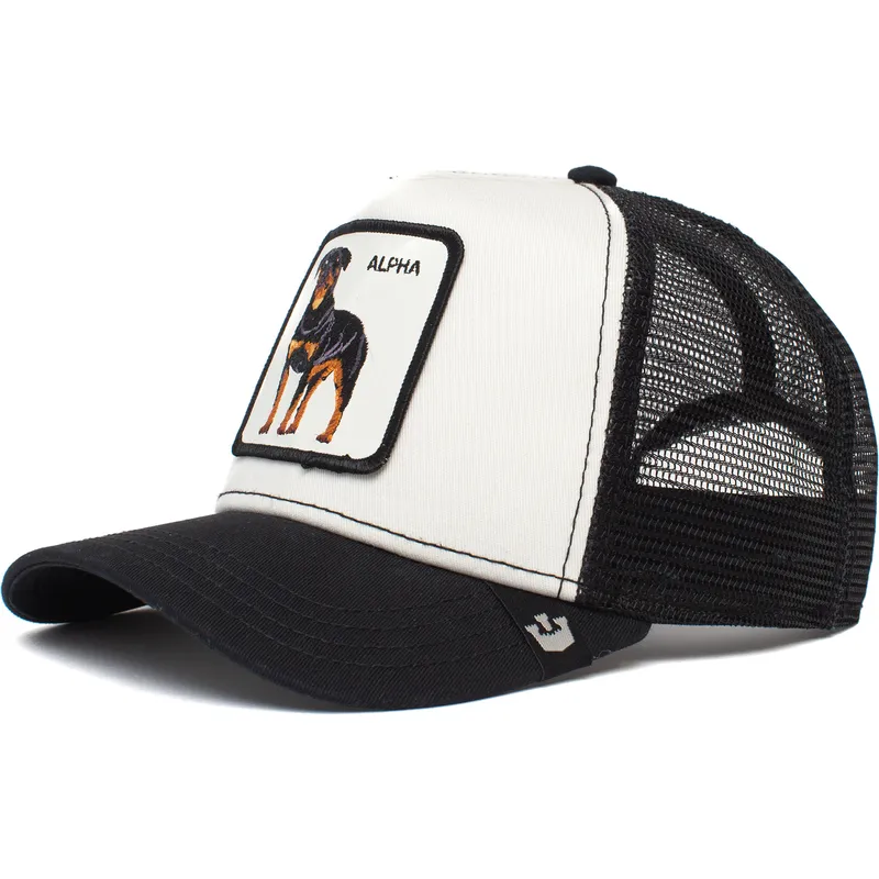 petten-gebogen-wit-snapback-alpha-dog-the-farm-van-goorin-bros
