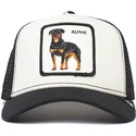 petten-gebogen-wit-snapback-alpha-dog-the-farm-van-goorin-bros