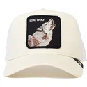 petten-gebogen-wit-snapback-the-lone-wolf-solitario-the-farm-van-goorin-bros