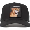 petten-gebogen-zwart-snapback-van-sable-the-sabertooth-tiger-the-farm-van-goorin-bros
