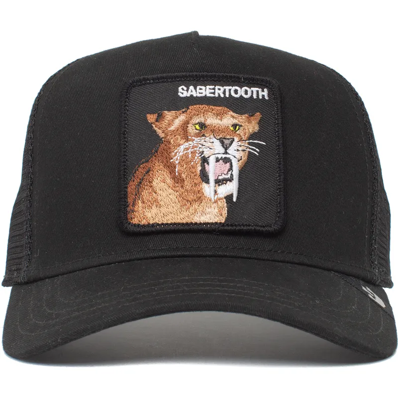 petten-gebogen-zwart-snapback-van-sable-the-sabertooth-tiger-the-farm-van-goorin-bros