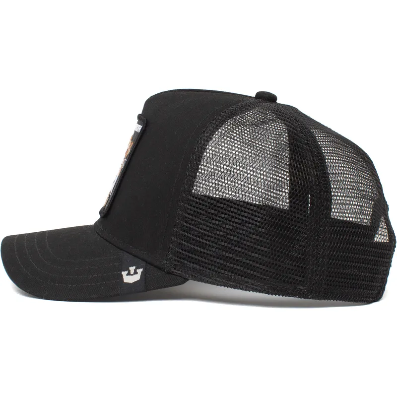 petten-gebogen-zwart-snapback-van-sable-the-sabertooth-tiger-the-farm-van-goorin-bros