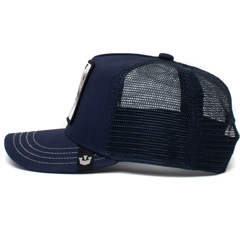 petten-gebogen-marineblauw-snapback-voor-kinderen-sticky-bandit-the-farm-van-goorin-bros