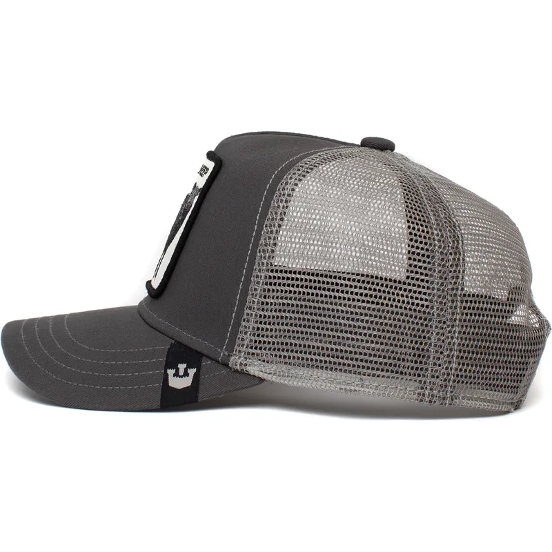 petten-gebogen-grijs-snapback-voor-kinderen-black-sheep-sheepie-the-farm-van-goorin-bros