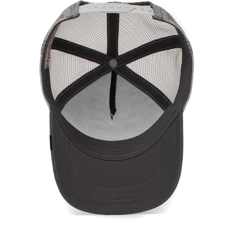 petten-gebogen-grijs-snapback-voor-kinderen-black-sheep-sheepie-the-farm-van-goorin-bros