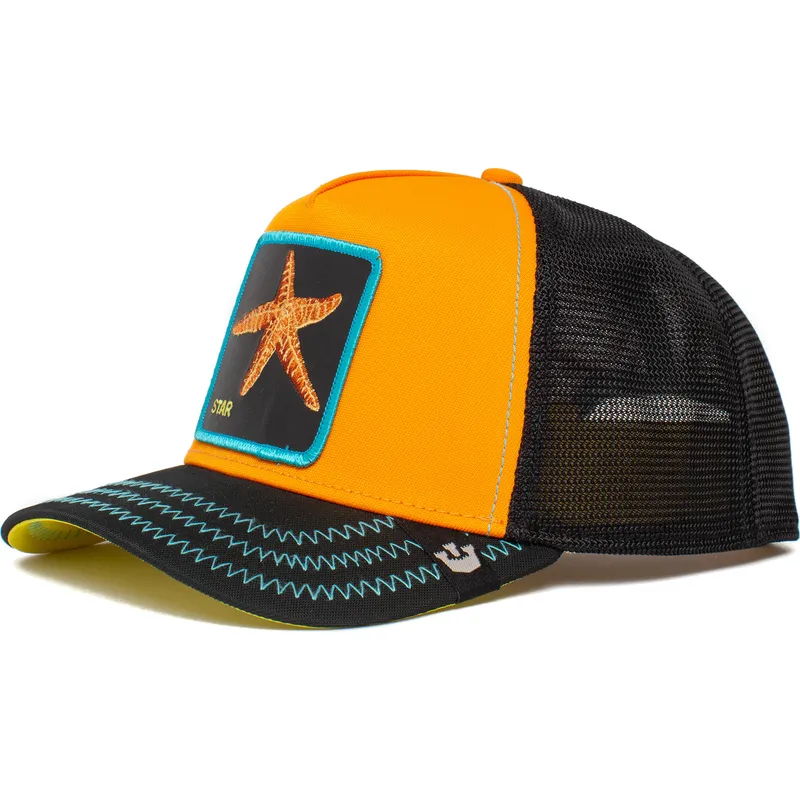 petten-gebogen-oranje-snapback-van-mar-baby-i-m-a-star-the-farm-van-goorin-bros petten-gebogen-oranje-snapback-van-mar-baby-i-m-a-star-the-farm-van-goorin-bros