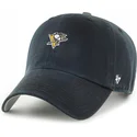 petten-gebogen-zwart-verstelbaar-clean-up-base-runner-van-pittsburgh-penguins-nhl-van-47-brand