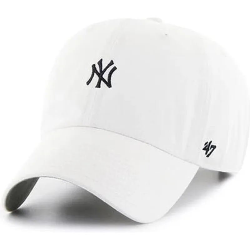 petten-gebogen-wit-verstelbaar-clean-up-base-runner-van-new-york-yankees-mlb-van-47-brand