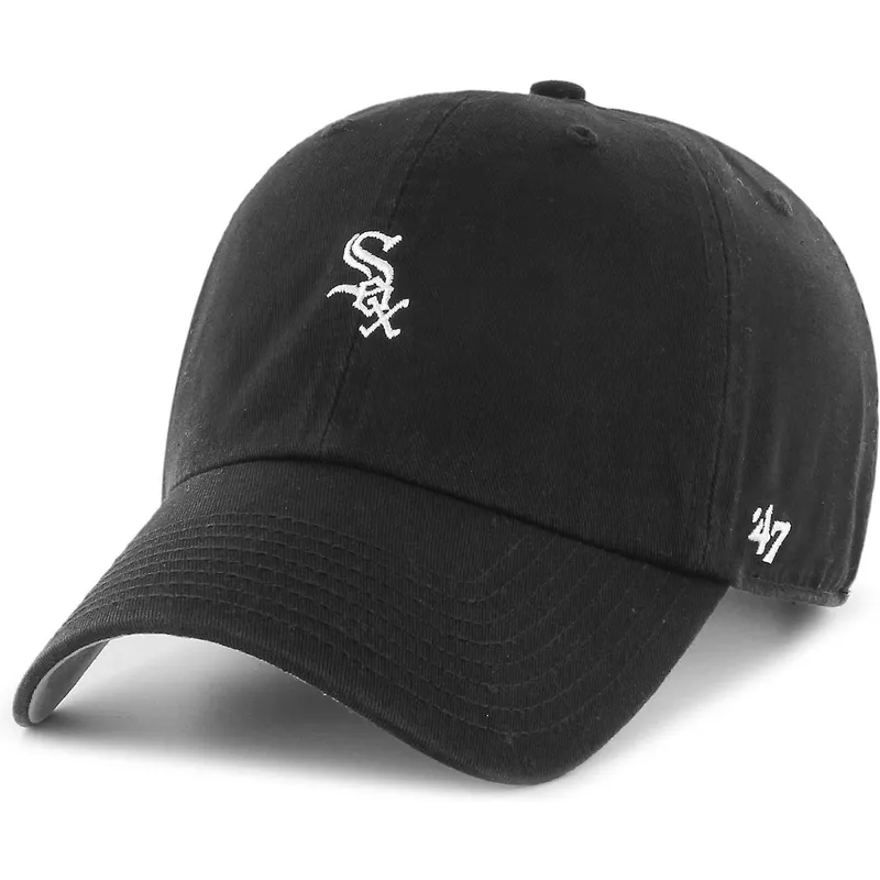 petten-gebogen-zwart-verstelbaar-clean-up-base-runner-van-chicago-white-sox-mlb-van-47-brand