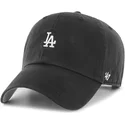 petten-gebogen-zwart-verstelbaar-clean-up-base-runner-van-los-angeles-dodgers-mlb-van-47-brand