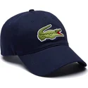 petten-gebogen-marineblauw-verstelbaar-contrast-strap-oversized-crocodile-van-lacoste