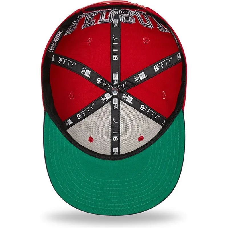 petten-plat-rood-snapback-9fifty-team-arch-van-boston-red-sox-mlb-van-new-era