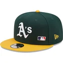 petten-plat-groen-snapback-9fifty-team-arch-van-oakland-athletics-mlb-van-new-era