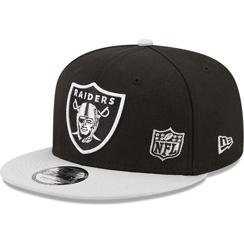 petten-plat-zwart-snapback-9fifty-team-arch-van-las-vegas-raiders-nfl-van-new-era