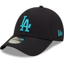 petten-gebogen-marineblauw-verstelbaar-9forty-league-essential-van-los-angeles-dodgers-mlb-van-new-era