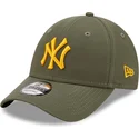 petten-gebogen-groen-verstelbaar-9forty-league-essential-van-new-york-yankees-mlb-van-new-era
