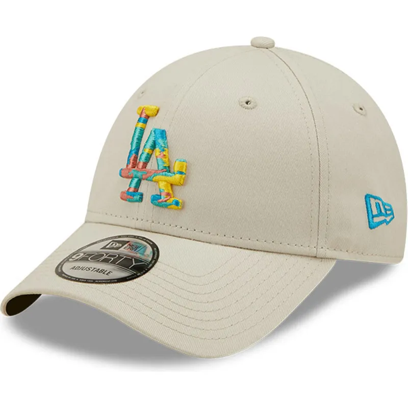 petten-gebogen-grijs-verstelbaar-9forty-camo-infill-van-los-angeles-dodgers-mlb-van-new-era