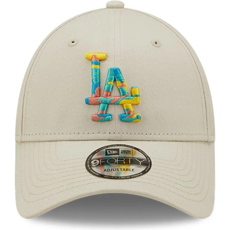 petten-gebogen-grijs-verstelbaar-9forty-camo-infill-van-los-angeles-dodgers-mlb-van-new-era