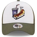 petten-gebogen-wit-snapback-a-frame-stadium-food-hot-dog-van-new-york-yankees-mlb-van-new-era
