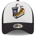 petten-gebogen-wit-snapback-a-frame-stadium-food-hot-dog-van-new-york-yankees-mlb-van-new-era