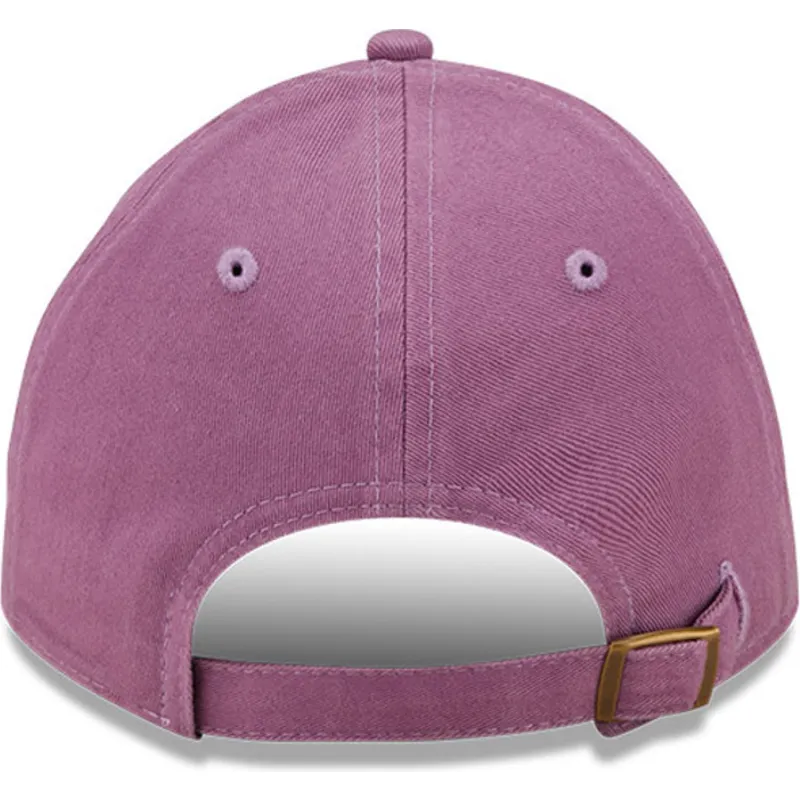 petten-gebogen-paars-verstelbaar-9twenty-essential-casual-classic-van-new-york-yankees-mlb-van-new-era