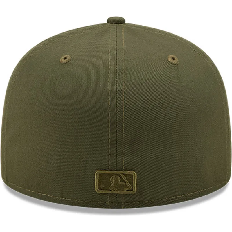 petten-plat-groen-fitted-59fifty-league-essential-van-new-york-yankees-mlb-van-new-era