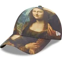 petten-gebogen-meerkleurig-verstelbaar-9forty-mona-le-louvre-van-new-era