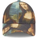 petten-gebogen-meerkleurig-verstelbaar-9forty-mona-le-louvre-van-new-era