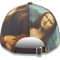 petten-gebogen-meerkleurig-verstelbaar-9forty-mona-le-louvre-van-new-era