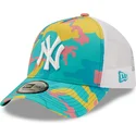 petten-gebogen-blauw-snapback-a-frame-camo-pack-van-new-york-yankees-mlb-van-new-era