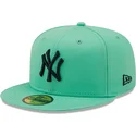 petten-plat-blauw-fitted-59fifty-league-essential-van-new-york-yankees-mlb-van-new-era