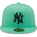 petten-plat-blauw-fitted-59fifty-league-essential-van-new-york-yankees-mlb-van-new-era