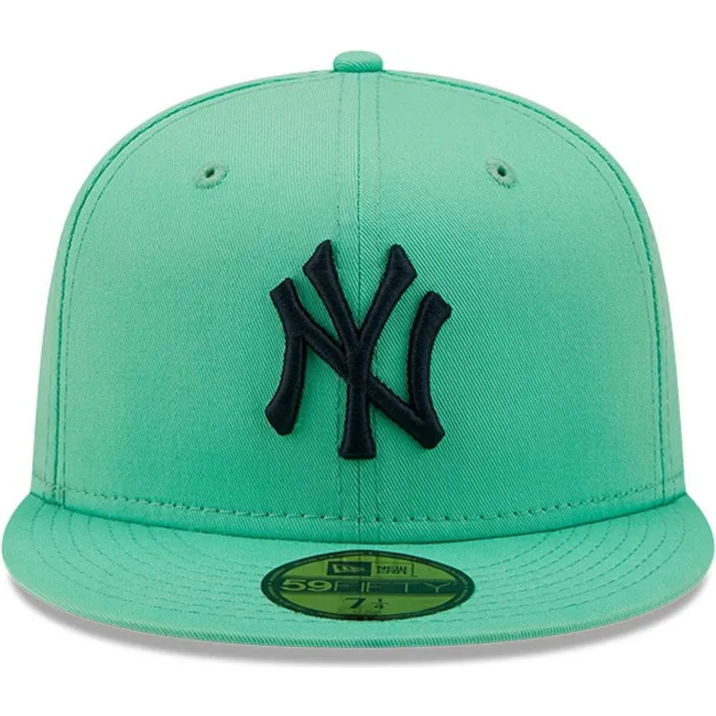 petten-plat-blauw-fitted-59fifty-league-essential-van-new-york-yankees-mlb-van-new-era petten-plat-blauw-fitted-59fifty-league-essential-van-new-york-yankees-mlb-van-new-era