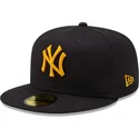 petten-plat-marineblauw-fitted-59fifty-league-essential-van-new-york-yankees-mlb-van-new-era