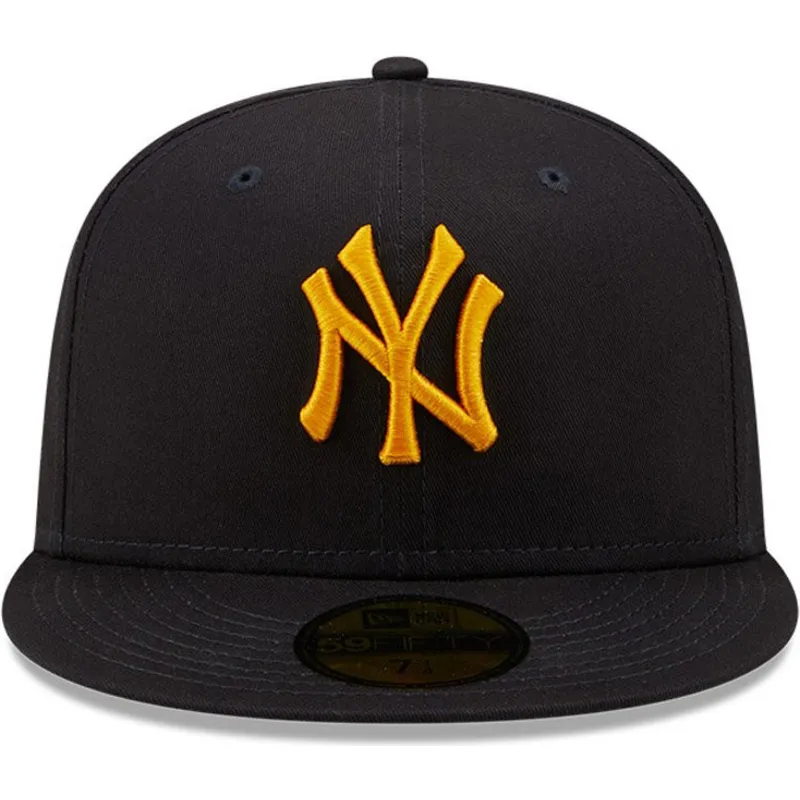 petten-plat-marineblauw-fitted-59fifty-league-essential-van-new-york-yankees-mlb-van-new-era