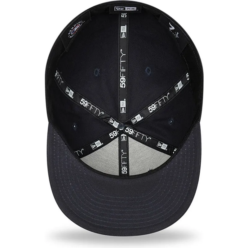 petten-plat-marineblauw-fitted-59fifty-league-essential-van-new-york-yankees-mlb-van-new-era