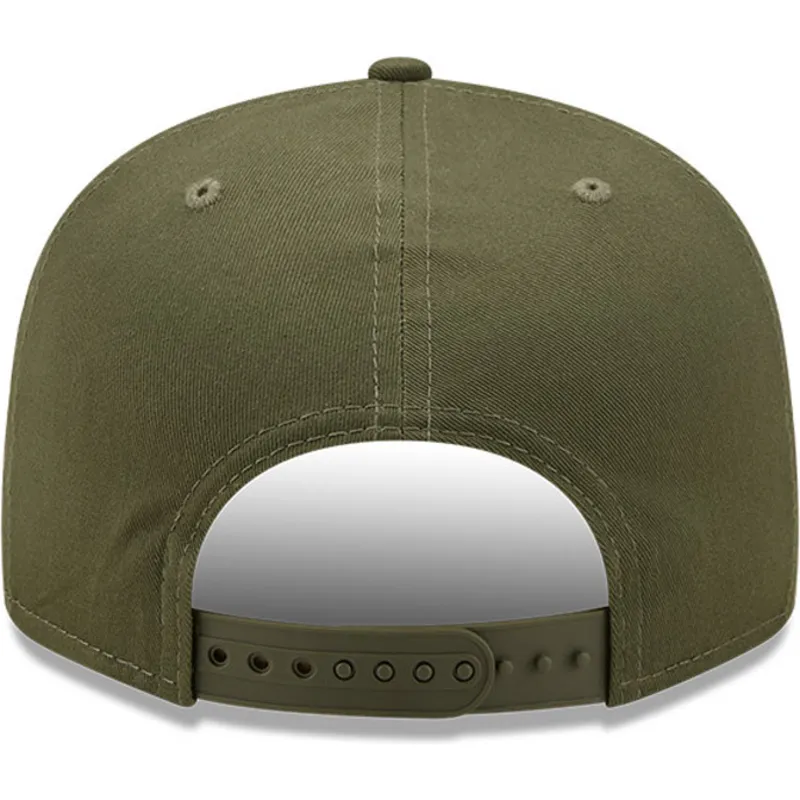 petten-plat-groen-snapback-9fifty-league-essential-van-los-angeles-dodgers-mlb-van-new-era