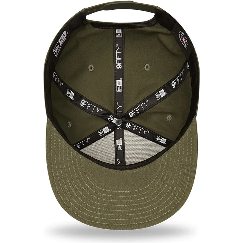 petten-plat-groen-snapback-9fifty-league-essential-van-los-angeles-dodgers-mlb-van-new-era
