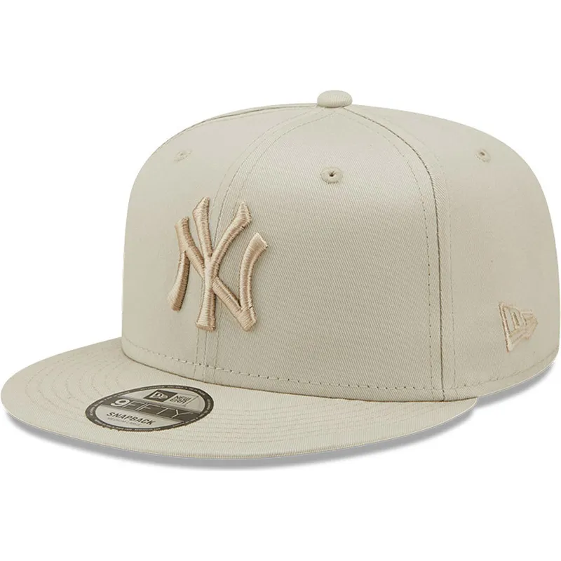 petten-plat-grijs-snapback-9fifty-league-essential-van-new-york-yankees-mlb-van-new-era