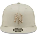 petten-plat-grijs-snapback-9fifty-league-essential-van-new-york-yankees-mlb-van-new-era