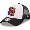 petten-gebogen-zwart-snapback-a-frame-team-patch-van-boston-red-sox-mlb-van-new-era