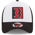 petten-gebogen-zwart-snapback-a-frame-team-patch-van-boston-red-sox-mlb-van-new-era